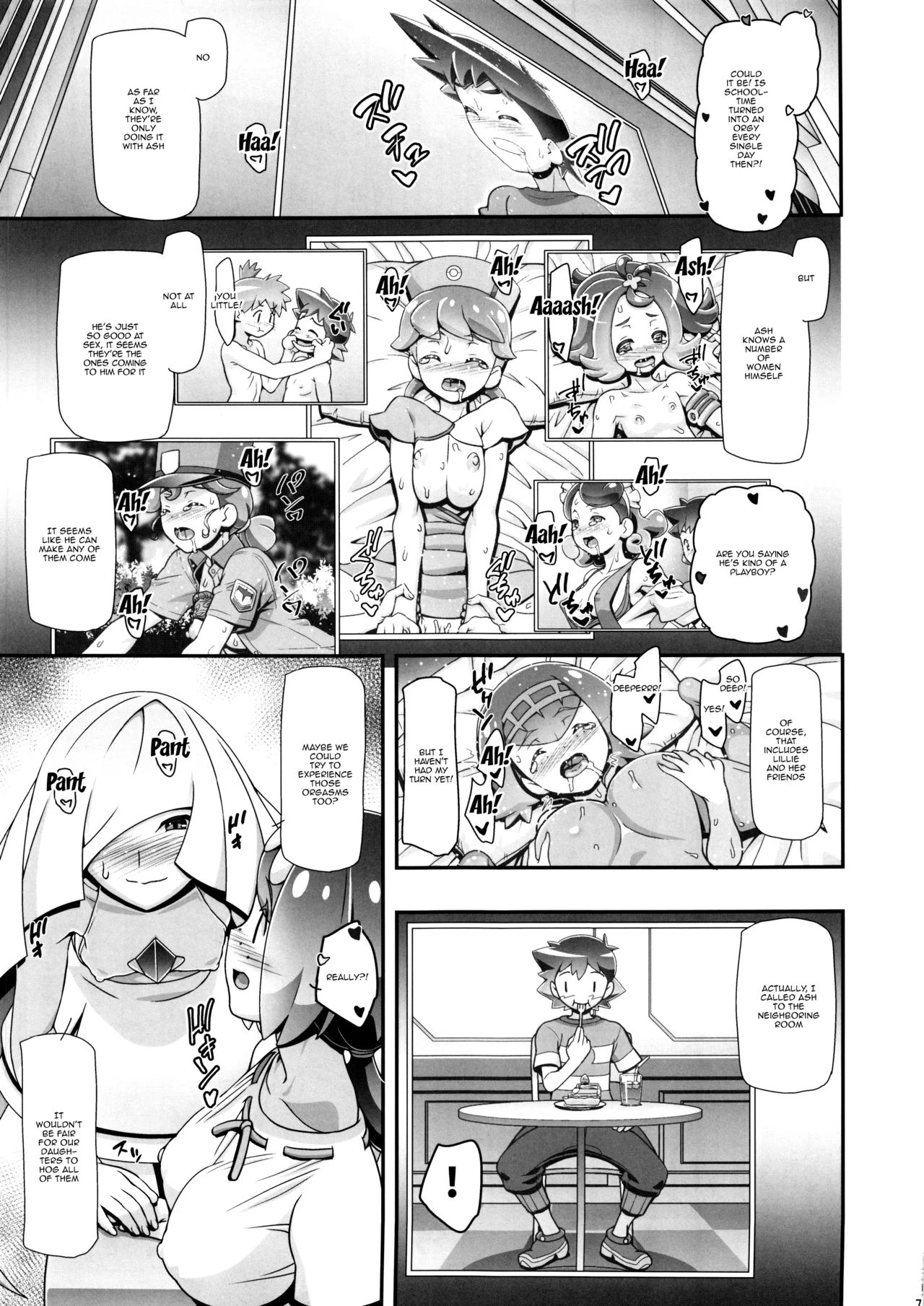 PM GALS Sun Moon Maman porn comic picture 5