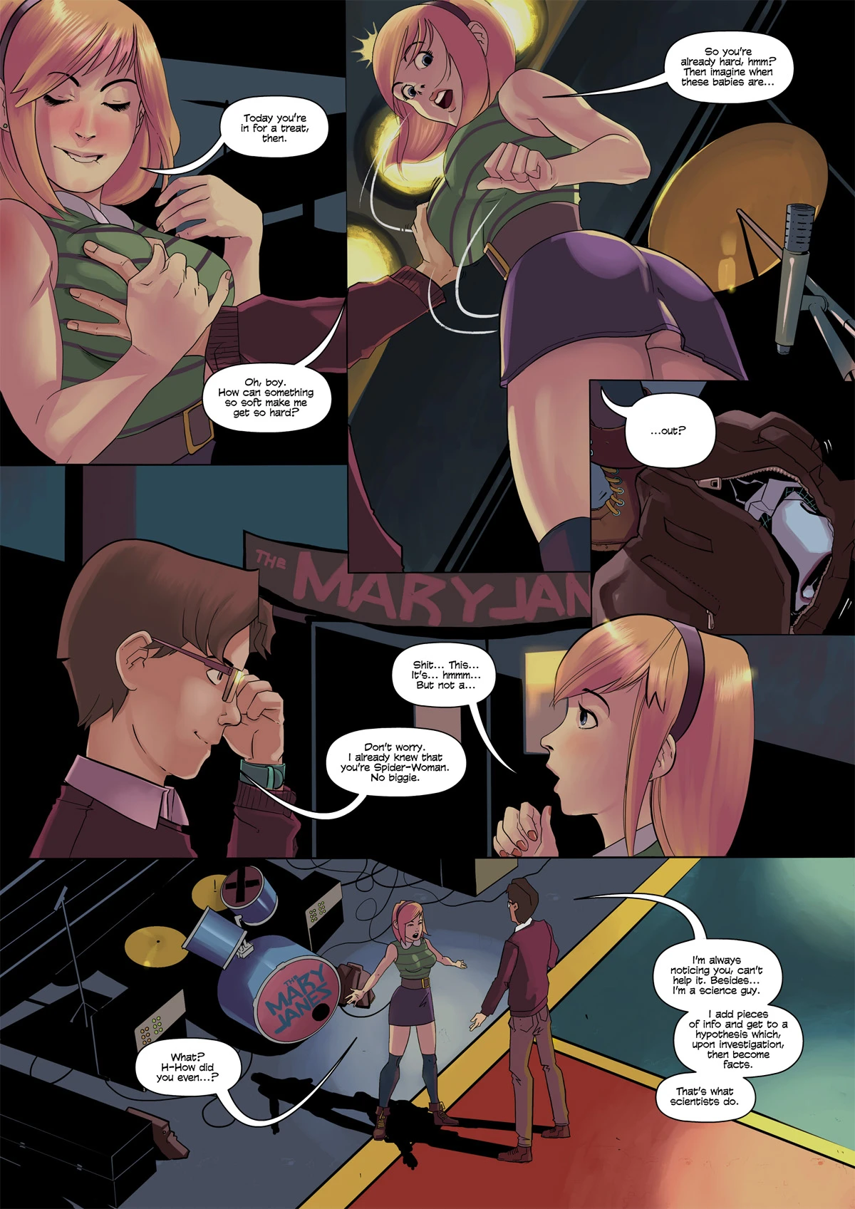 Porn Edge of Spider-Verse - Spider Gwen porn comic picture 5