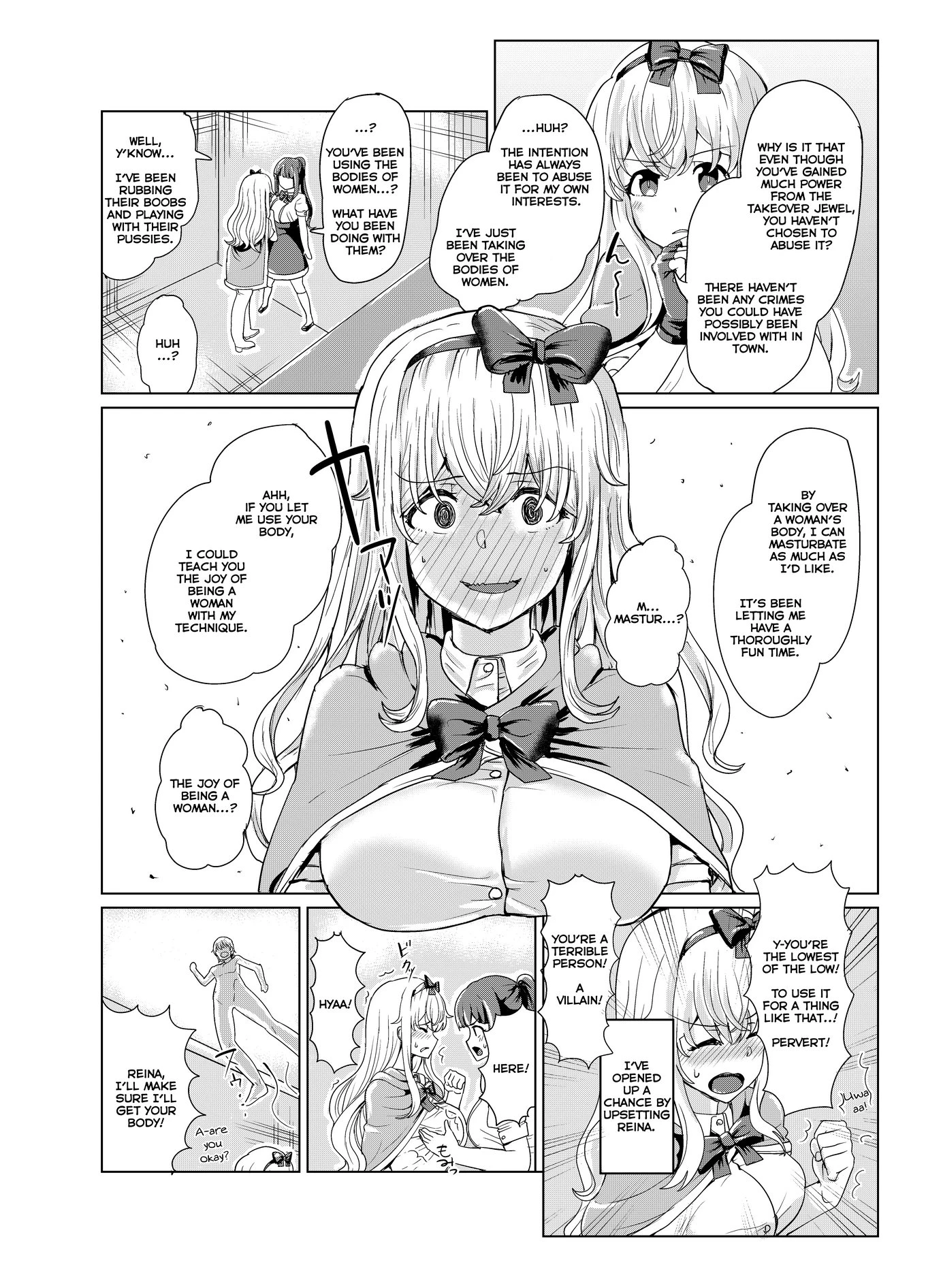 Possession TSF in the World of Swords and Magic porn comic picture 11