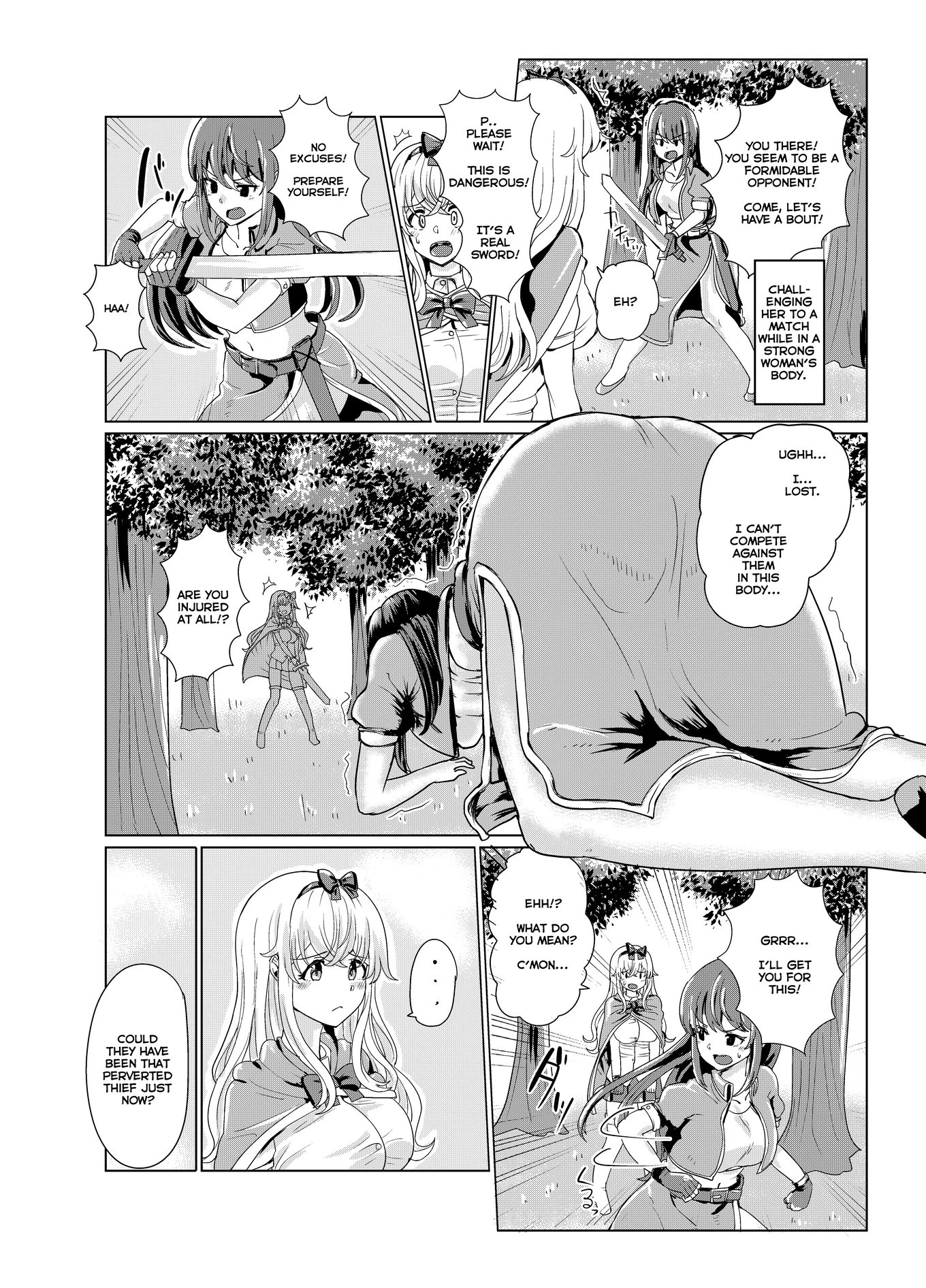 Possession TSF in the World of Swords and Magic porn comic picture 13