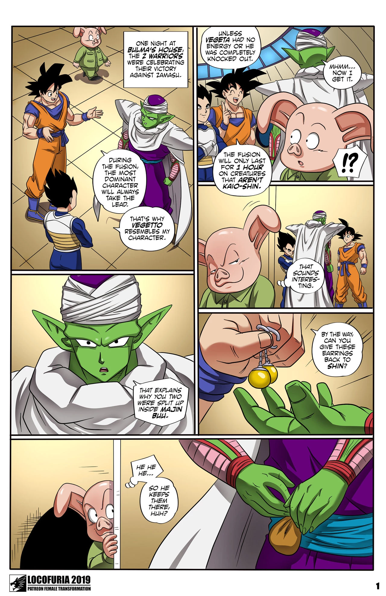Potara Fusions porn comic picture 2