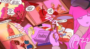 Princess Bubblegum and Fiona porn comic picture 1