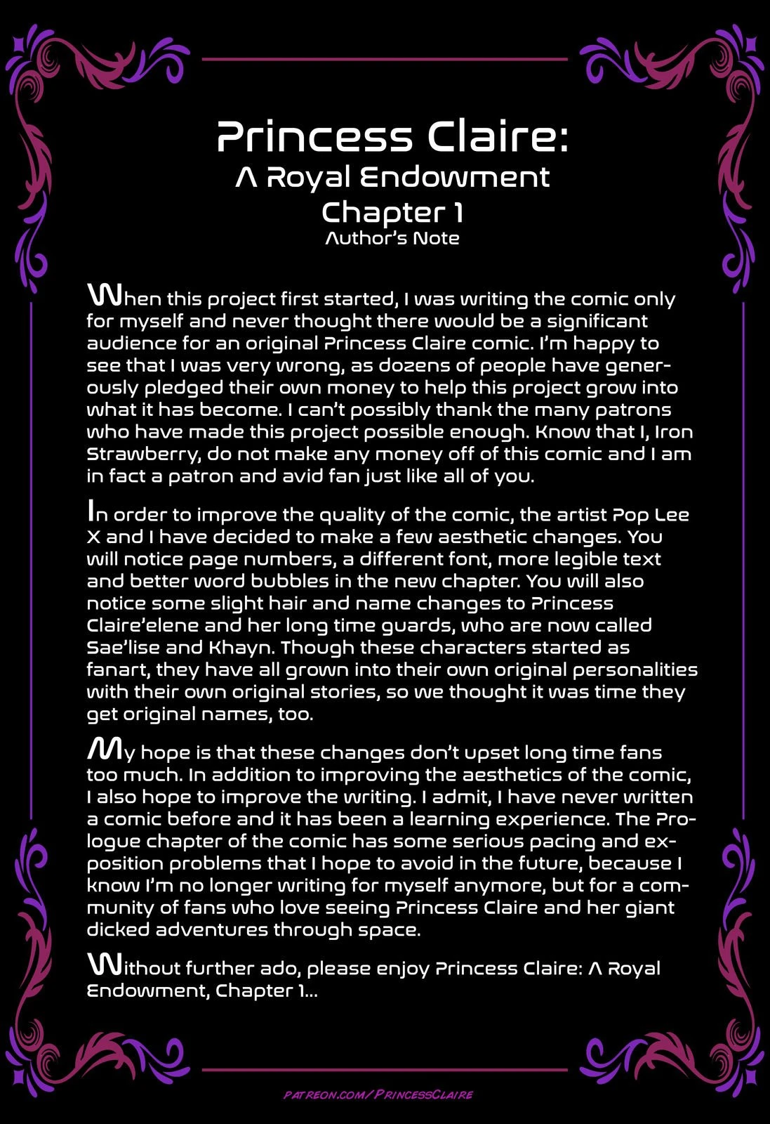 Princess Claire: A Royal Endowment porn comic picture 2