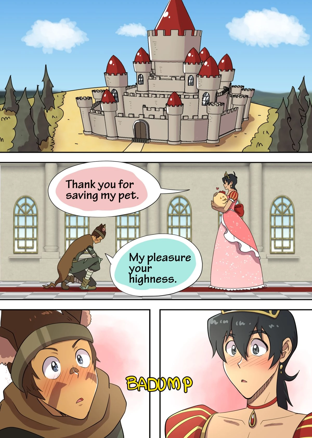 Princess is in my arms porn comic picture 4