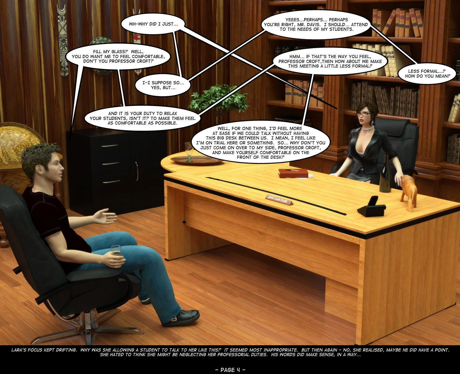 Professor Croft and the Eye of Metate porn comic picture 5