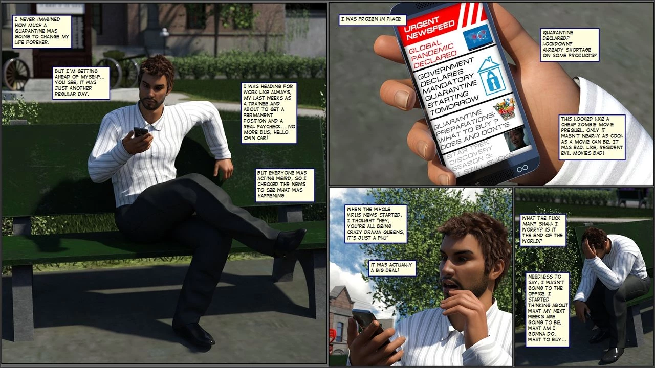 Quarantined with a Succubus porn comic picture 2