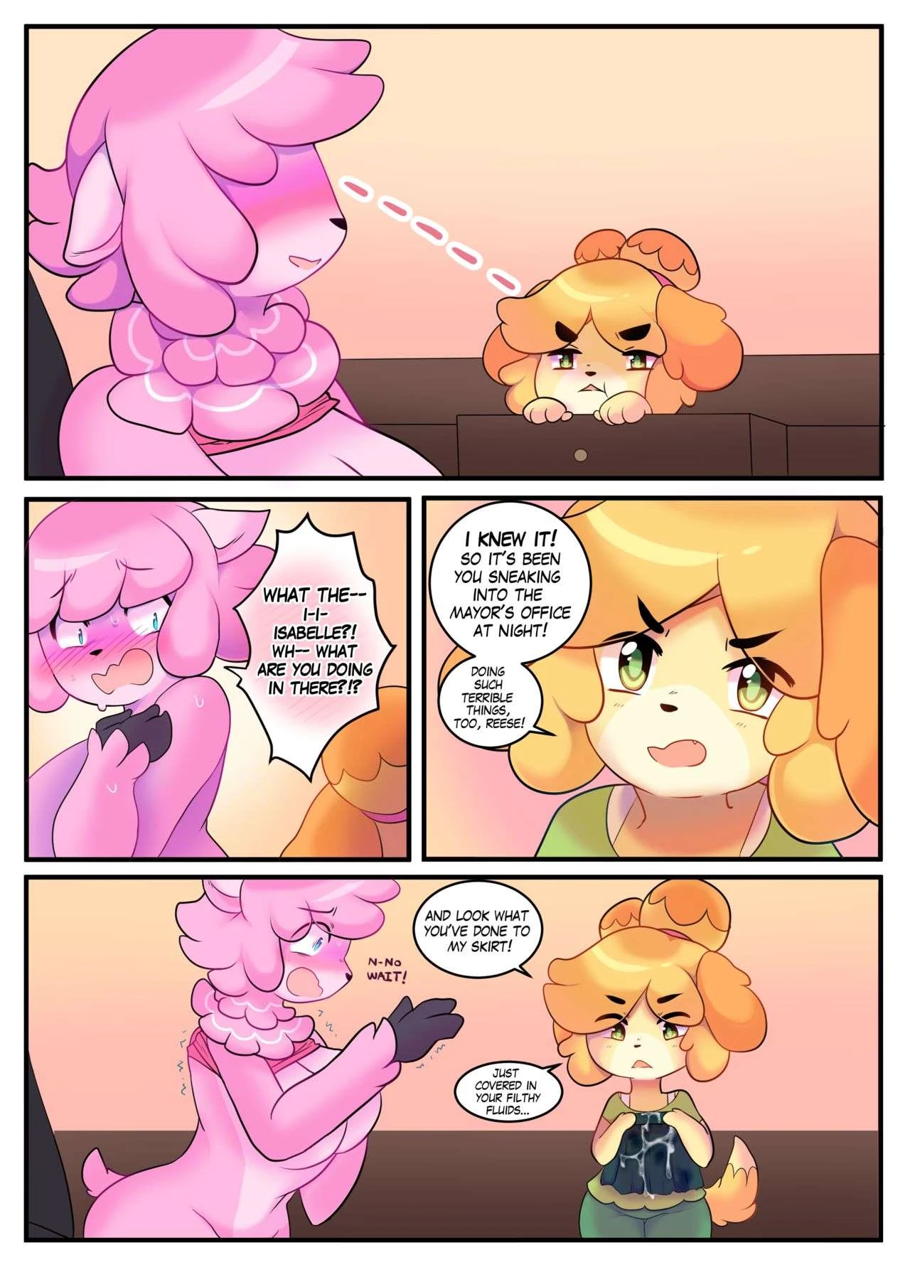 Raikissu – Futa Reese with Isabelle porn comic picture 5