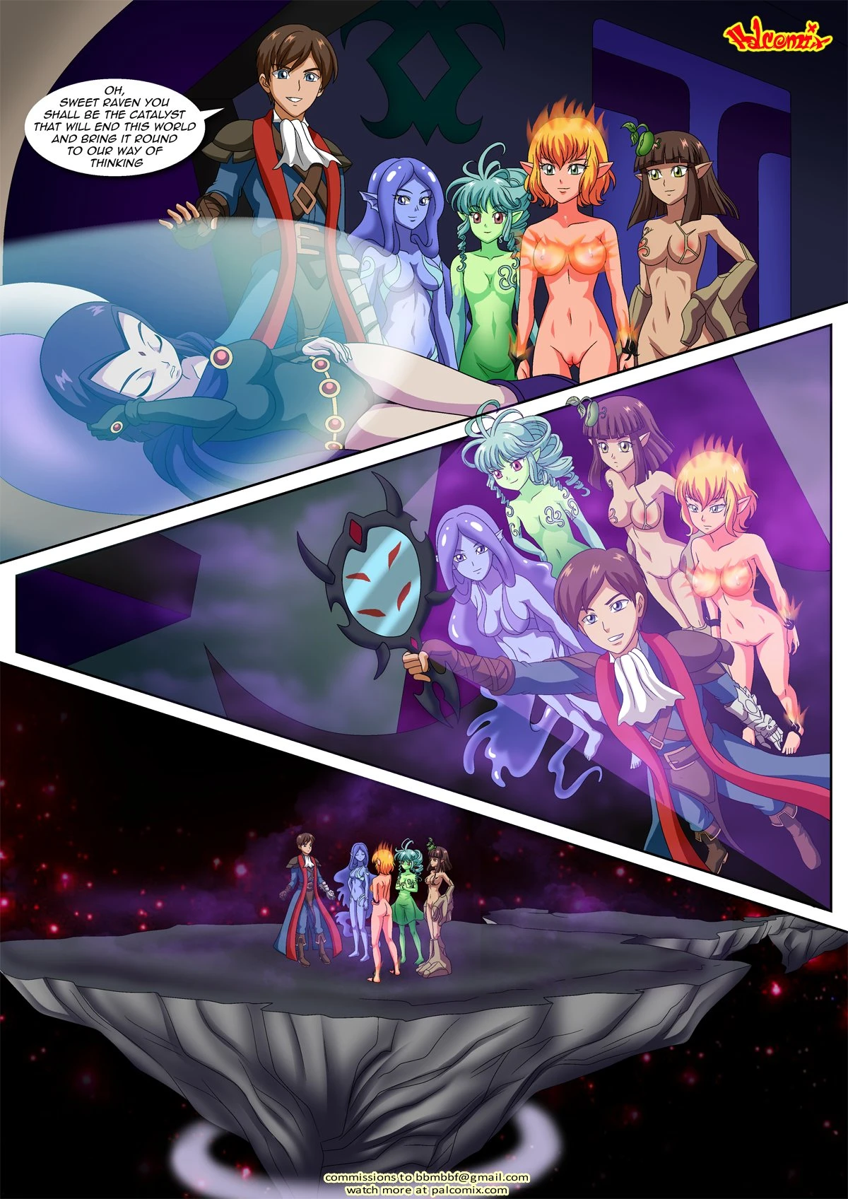 Raven's Lust porn comic picture 2