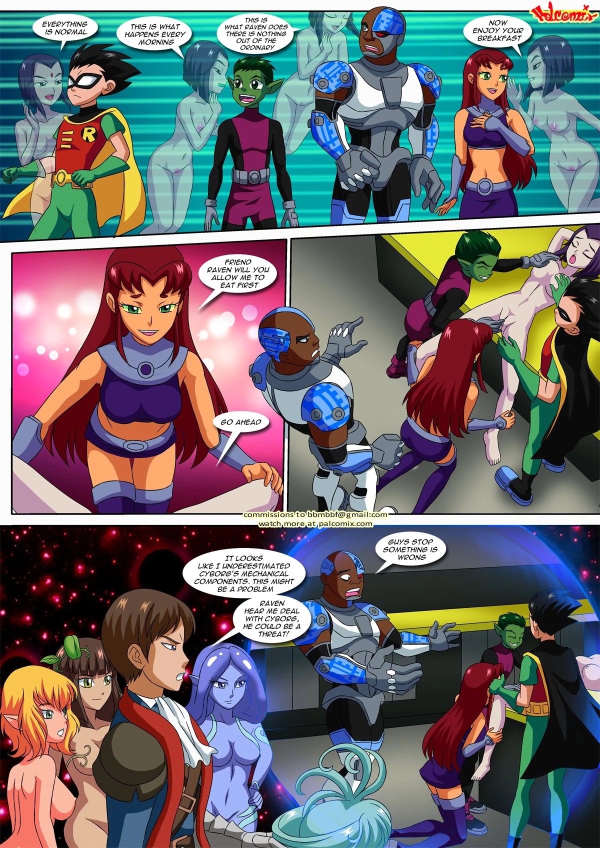 Raven's Lust porn comic picture 5