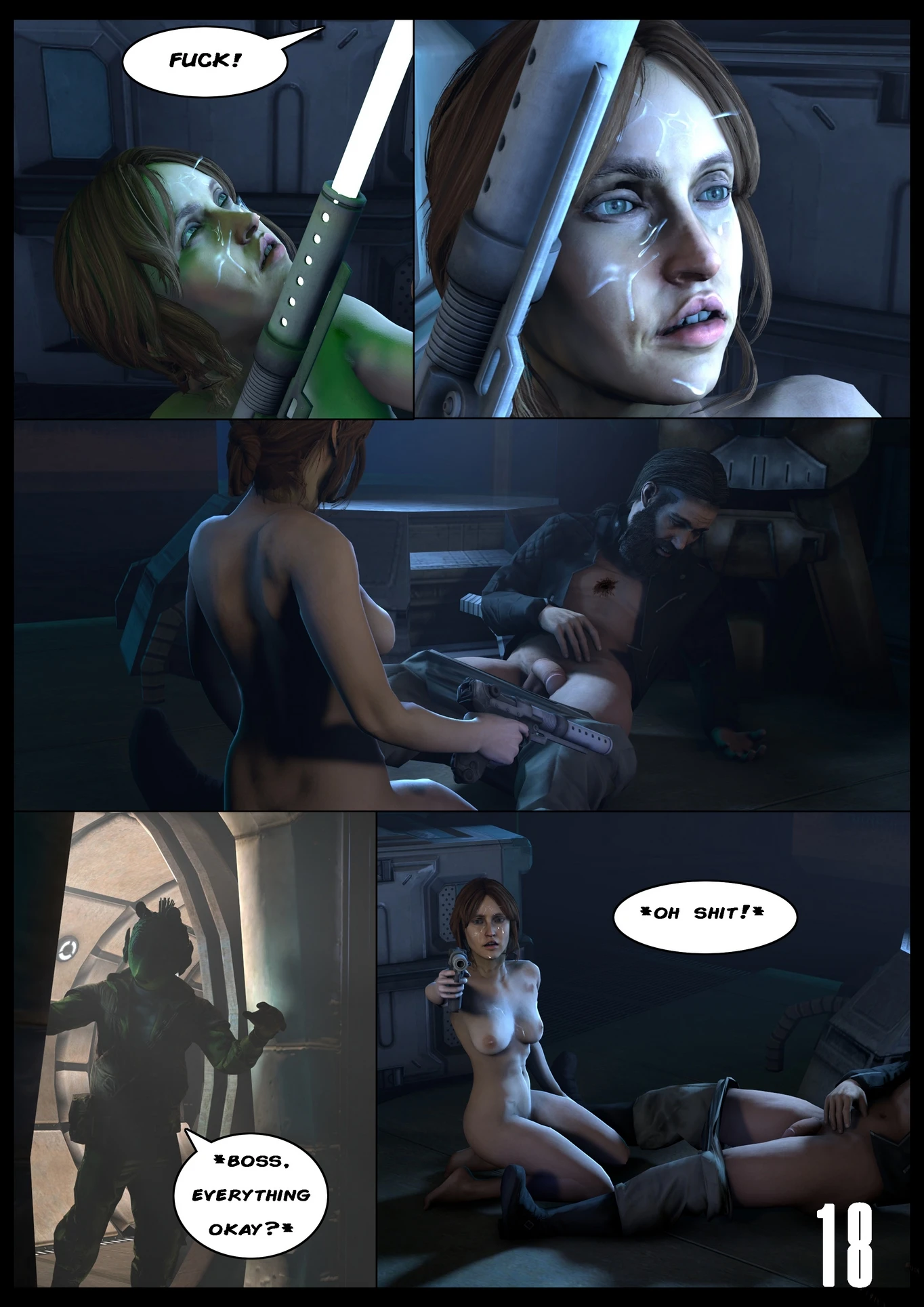 Rebel - A Star Wars Story. Episode I: Take A Chance porn comic picture 19