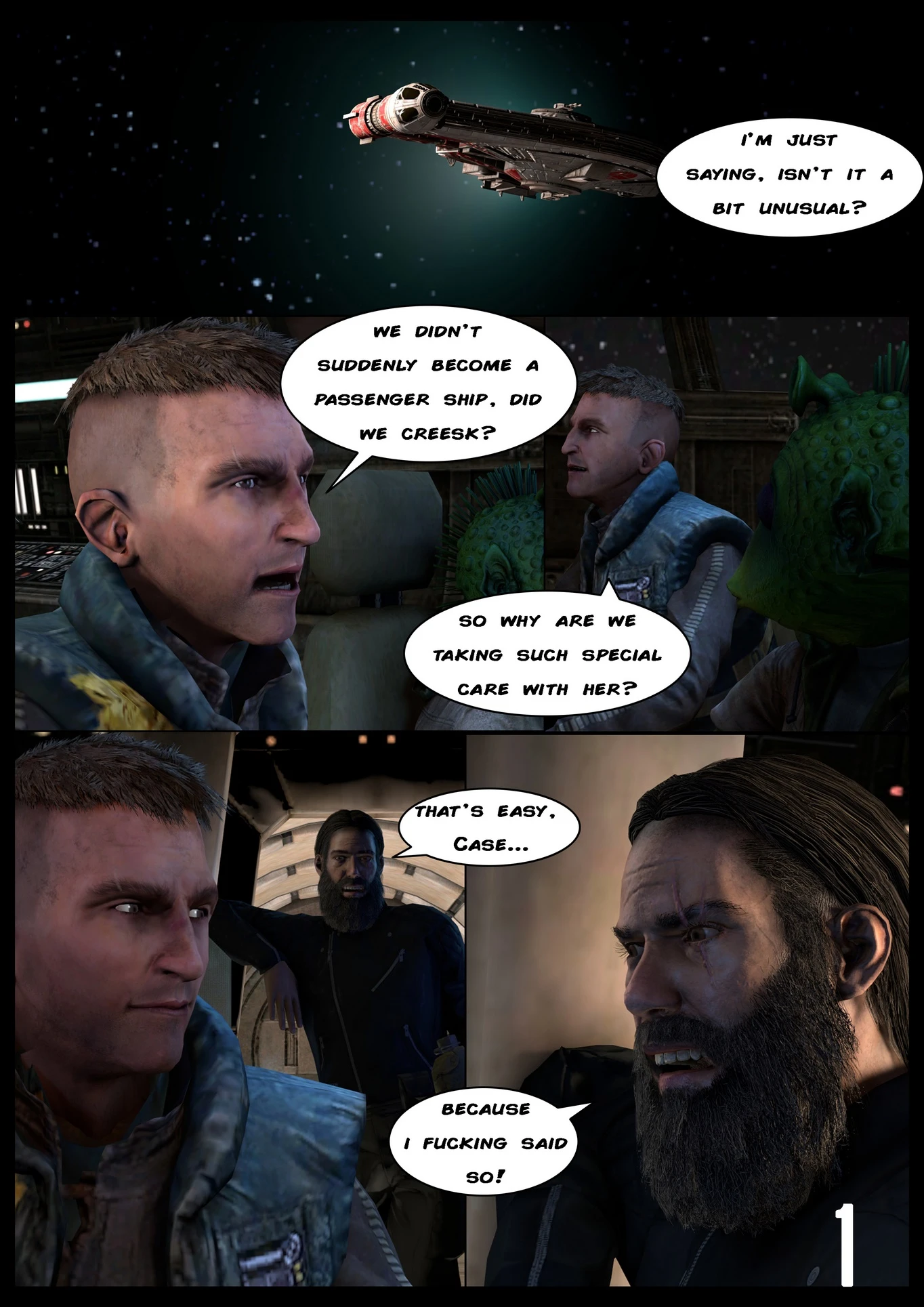 Rebel - A Star Wars Story. Episode I: Take A Chance porn comic picture 2