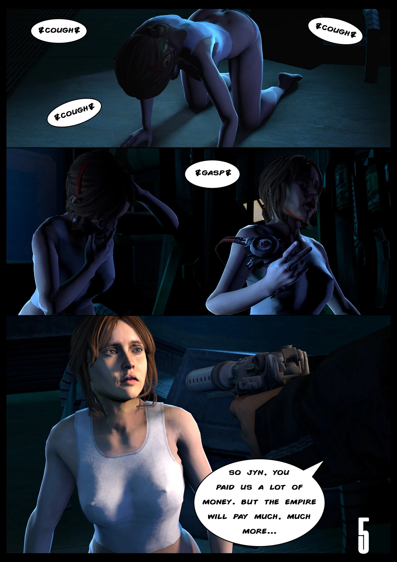 Rebel - A Star Wars Story. Episode I: Take A Chance porn comic picture 6