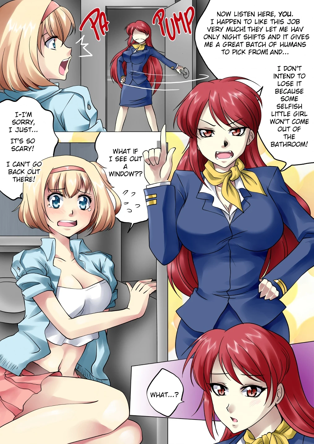 Red Eye Flight porn comic picture 3