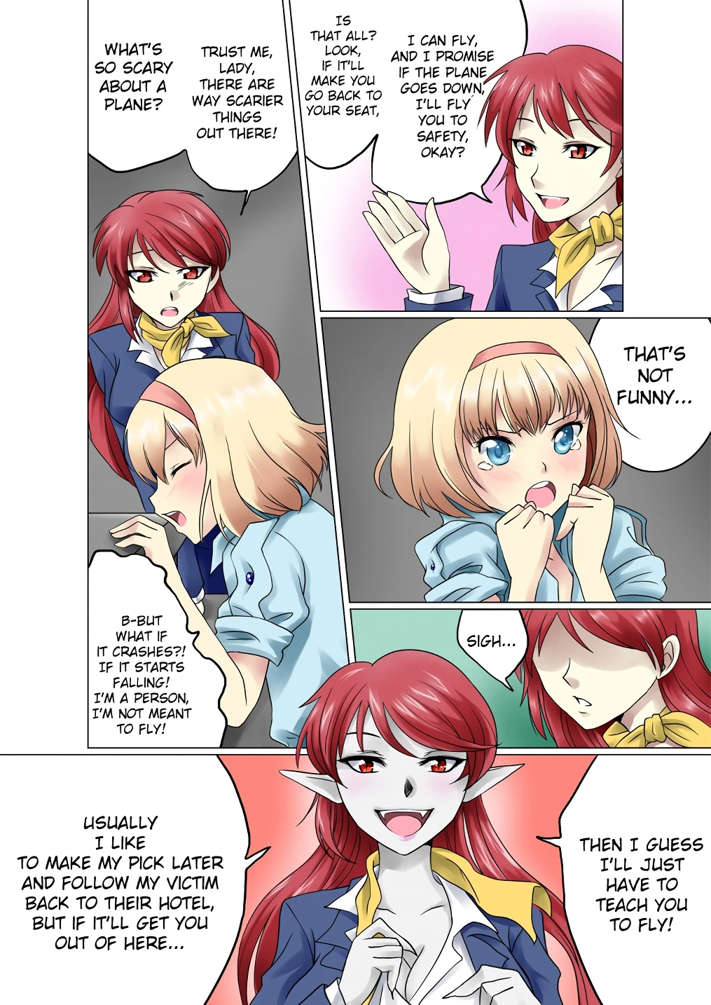 Red Eye Flight porn comic picture 4