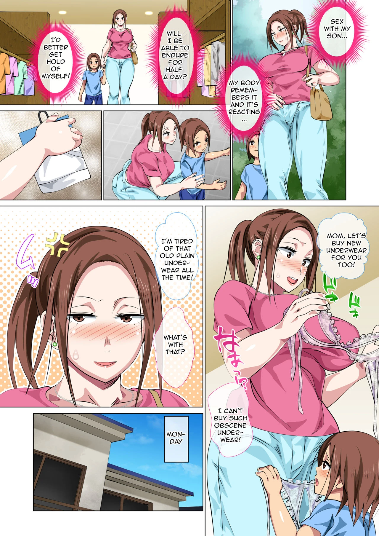 Rehabilitation of Delinquent Son by Short-tempered Mother's Sweet Lovemaking porn comic picture 55