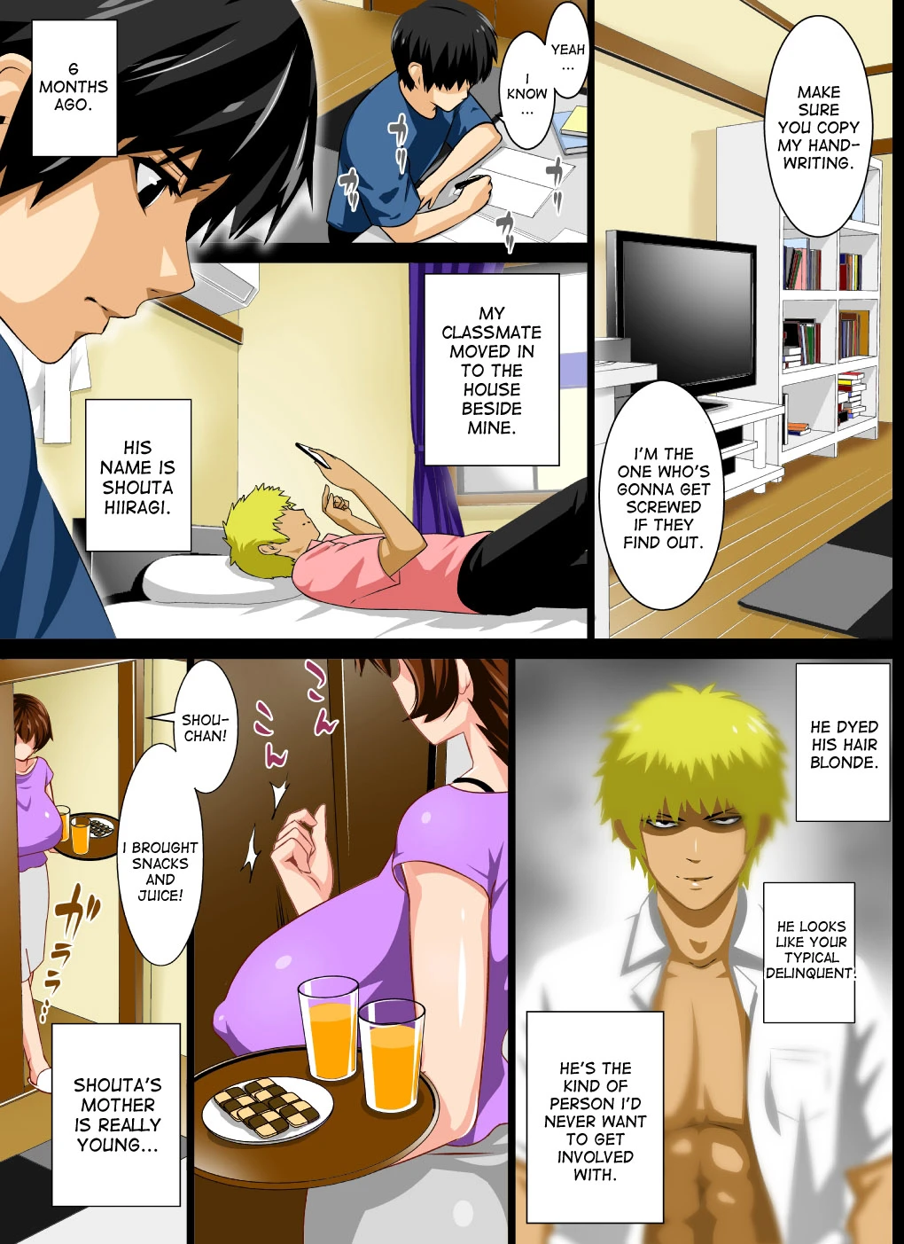 Reibo Misaki ~Kinpatsu Musuko to Onaho Haha~ porn comic picture 2