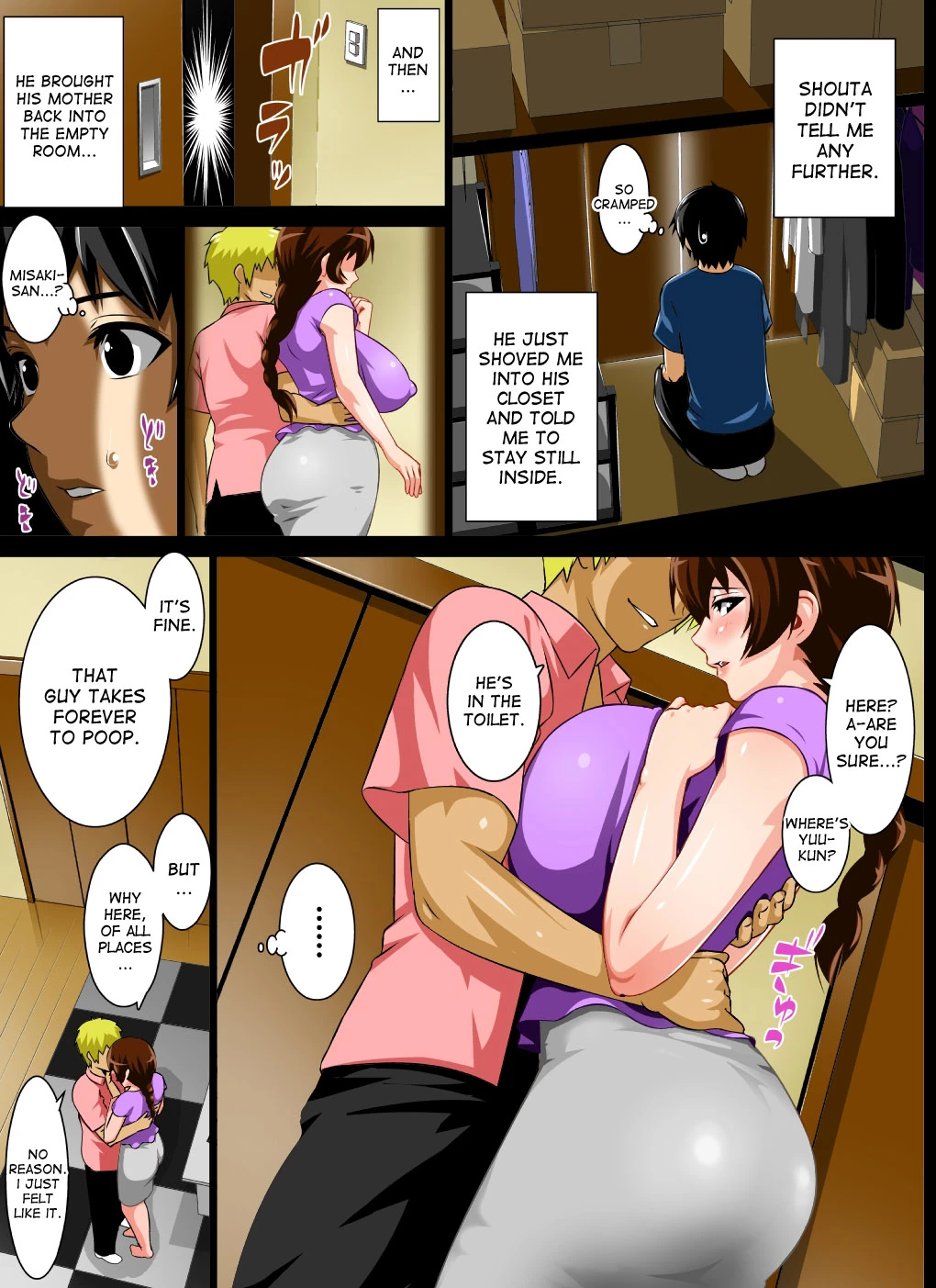 Reibo Misaki ~Kinpatsu Musuko to Onaho Haha~ porn comic picture 6