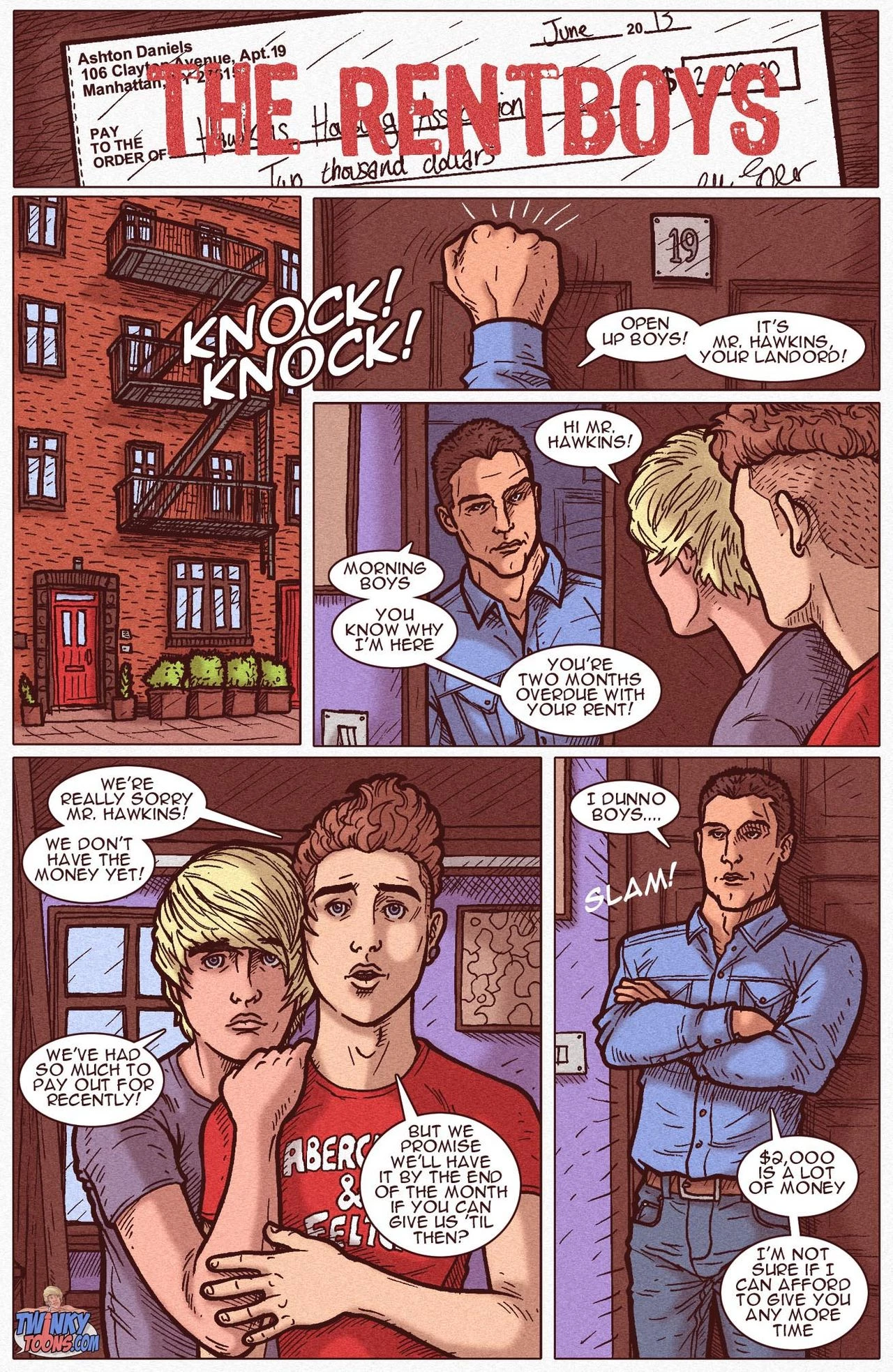 Rent Boys porn comic picture 1