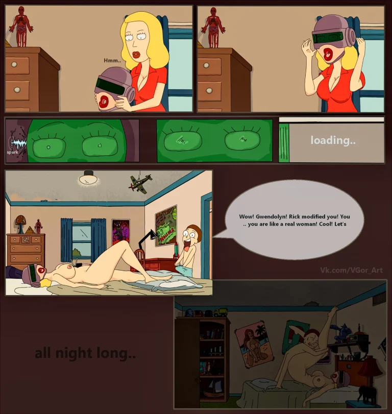 Rick and Morty porn comic picture 1