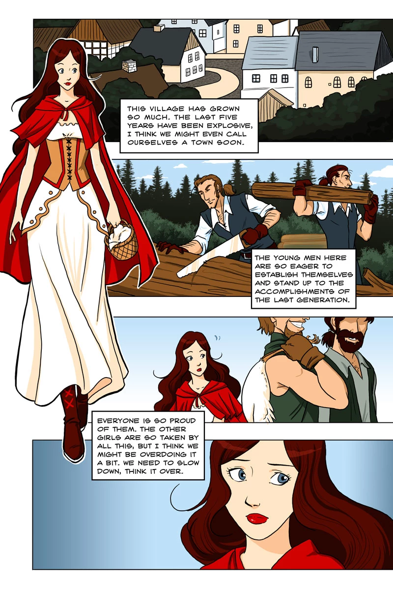 RIDING HOOD porn comic picture 2