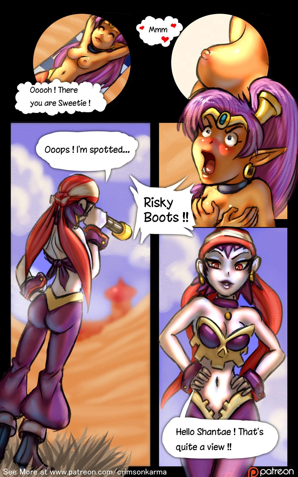 Risky's Curse porn comic picture 1