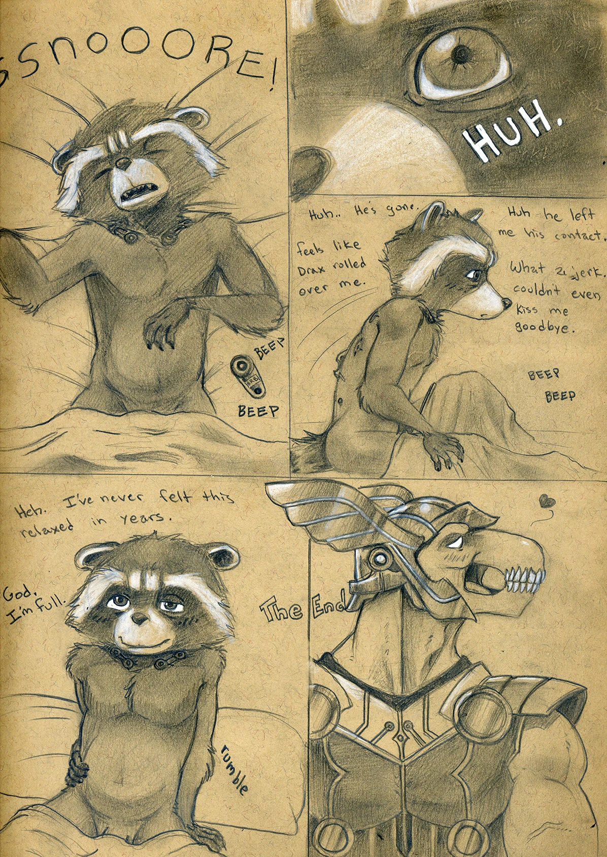 Rocket Racoon X Beta Ray Bill porn comic picture 11