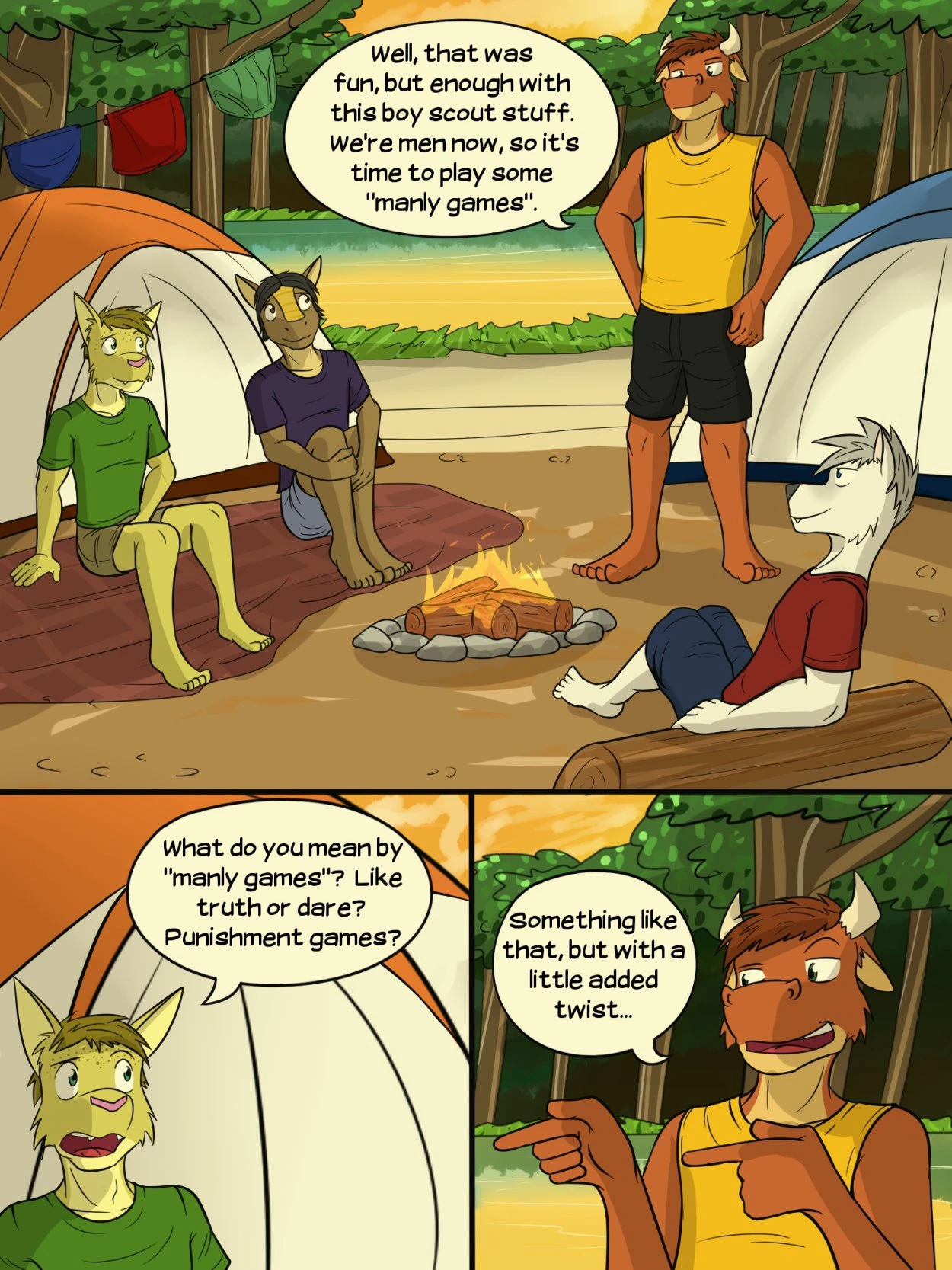 Roughin’ It porn comic picture 13