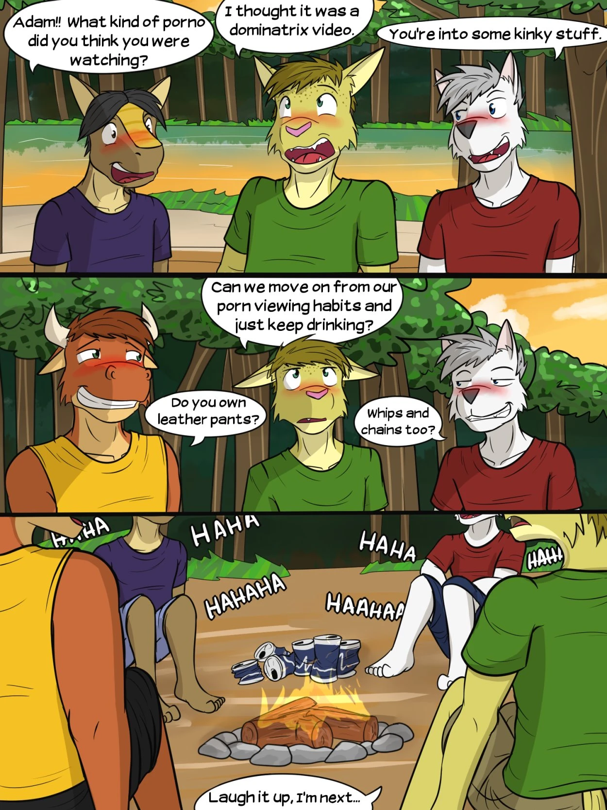 Roughin’ It porn comic picture 21