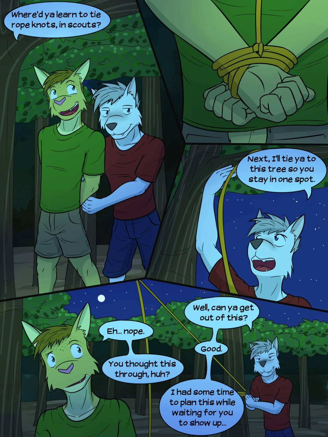 Roughin’ It porn comic picture 29