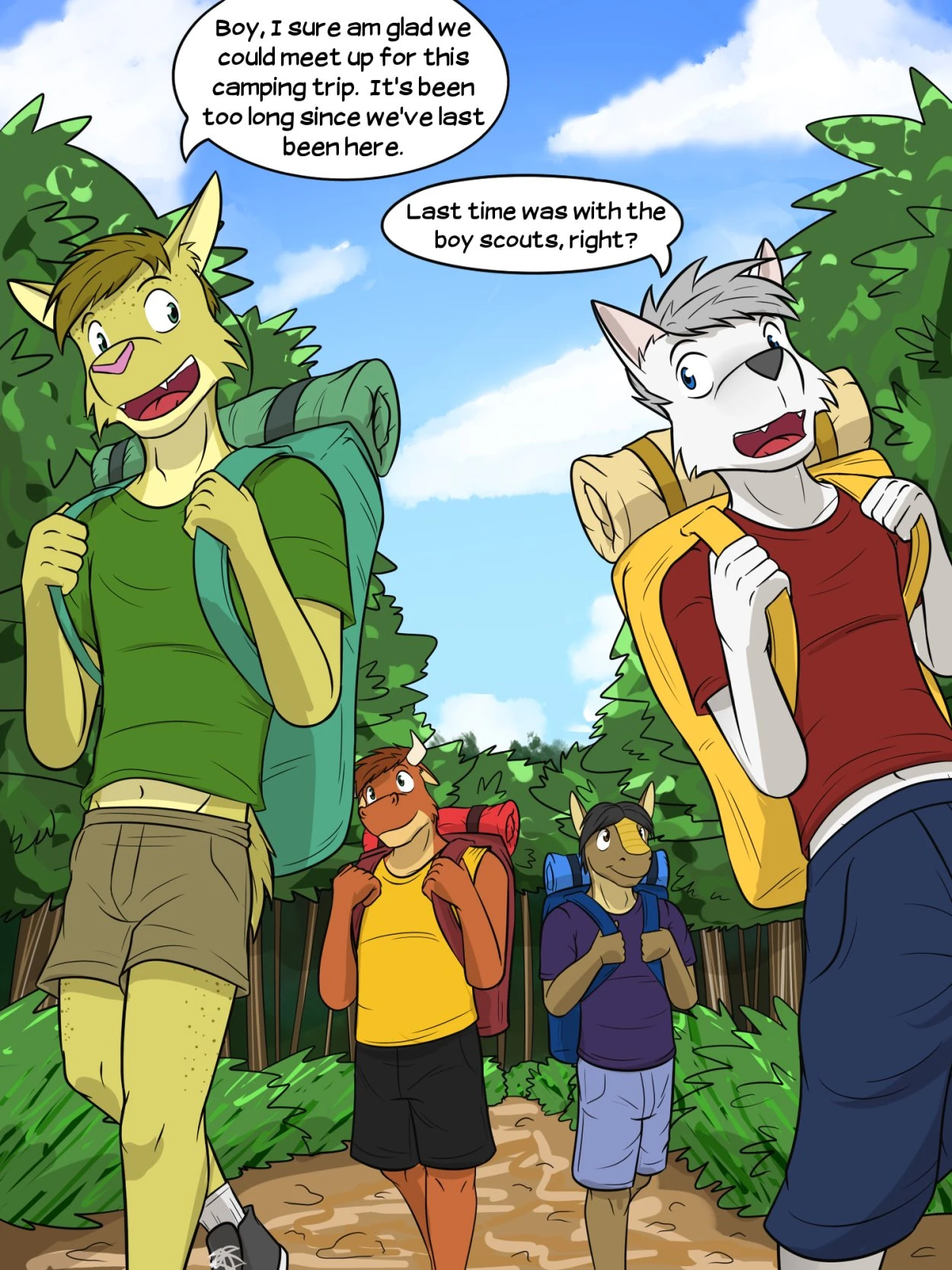 Roughin’ It porn comic picture 3