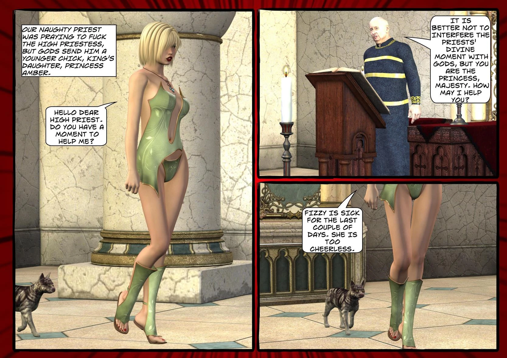 Royal Cat porn comic picture 4