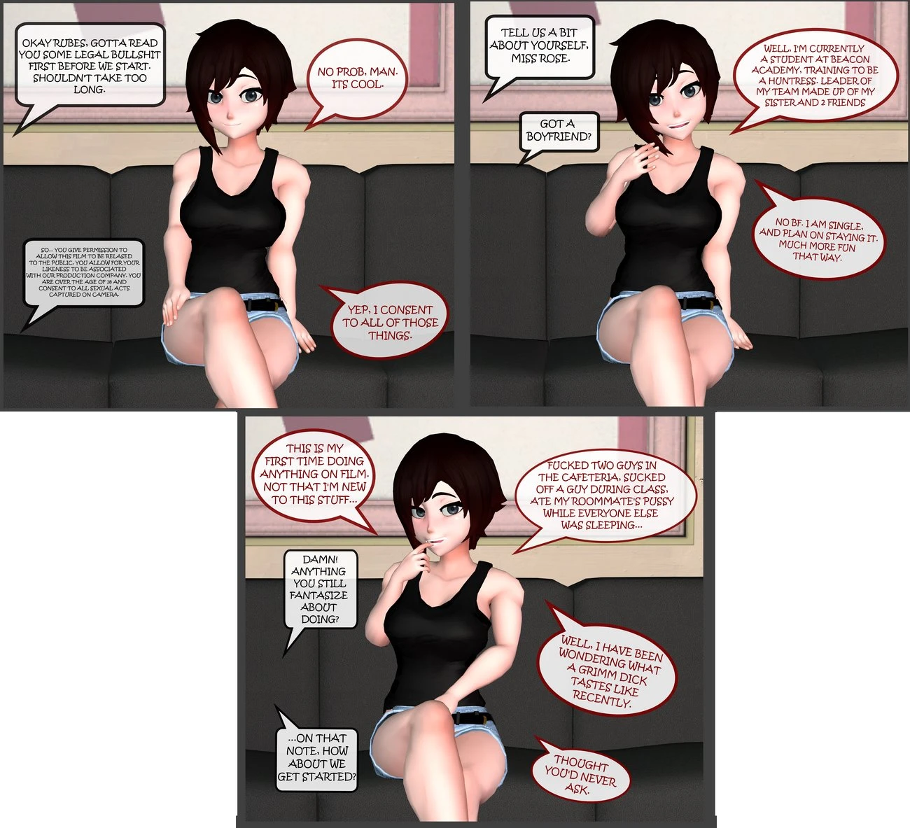Ruby Rose on the Casting Couch porn comic picture 3
