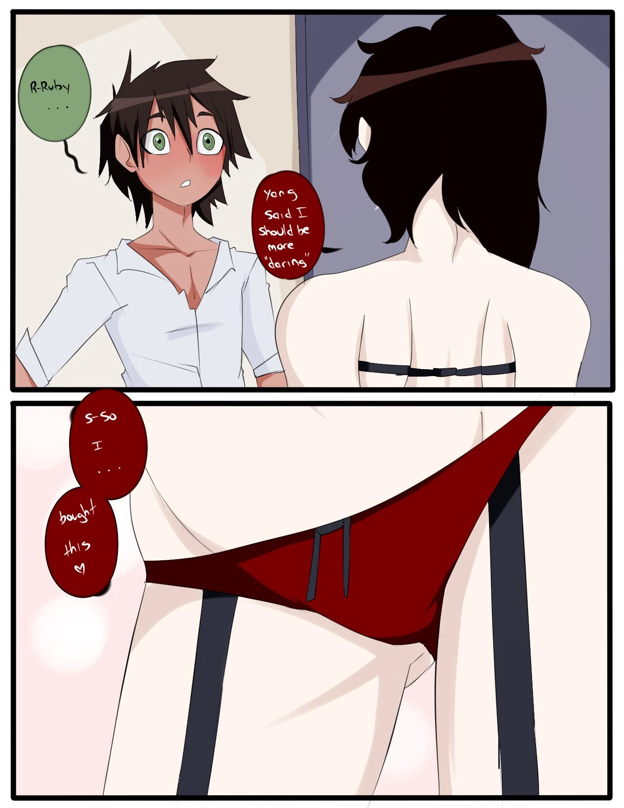 Ruby's Surprise porn comic picture 3
