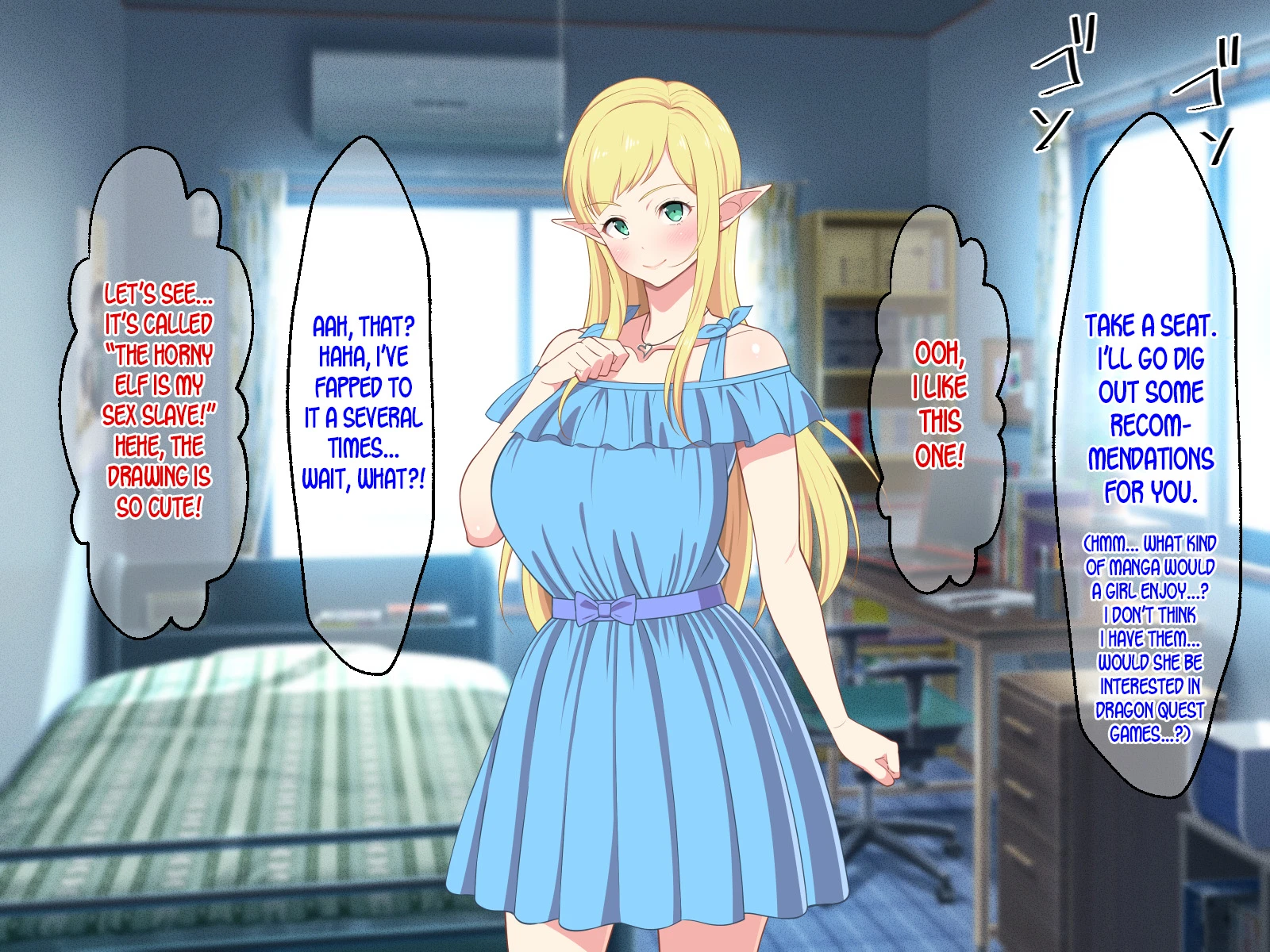 Ryuugakusei wa Dosukebe Bakunyuu JK Elf! porn comic picture 27