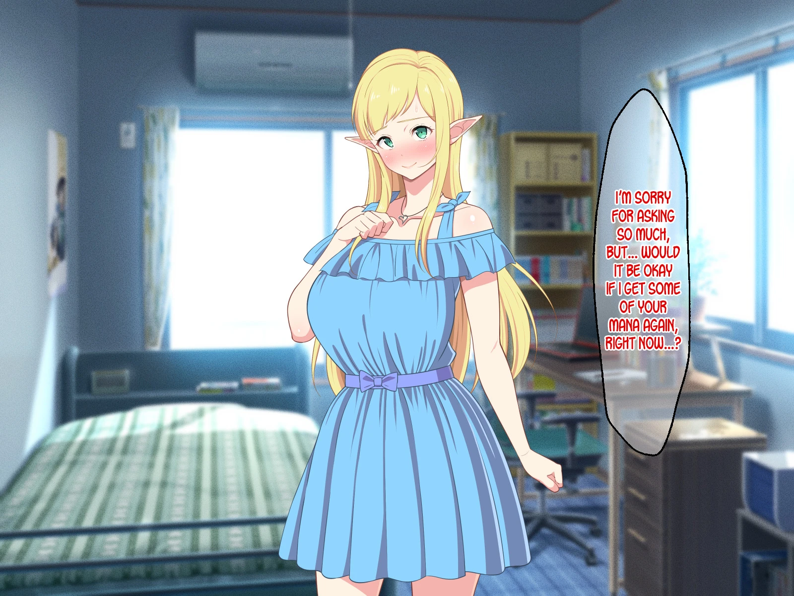 Ryuugakusei wa Dosukebe Bakunyuu JK Elf! porn comic picture 29