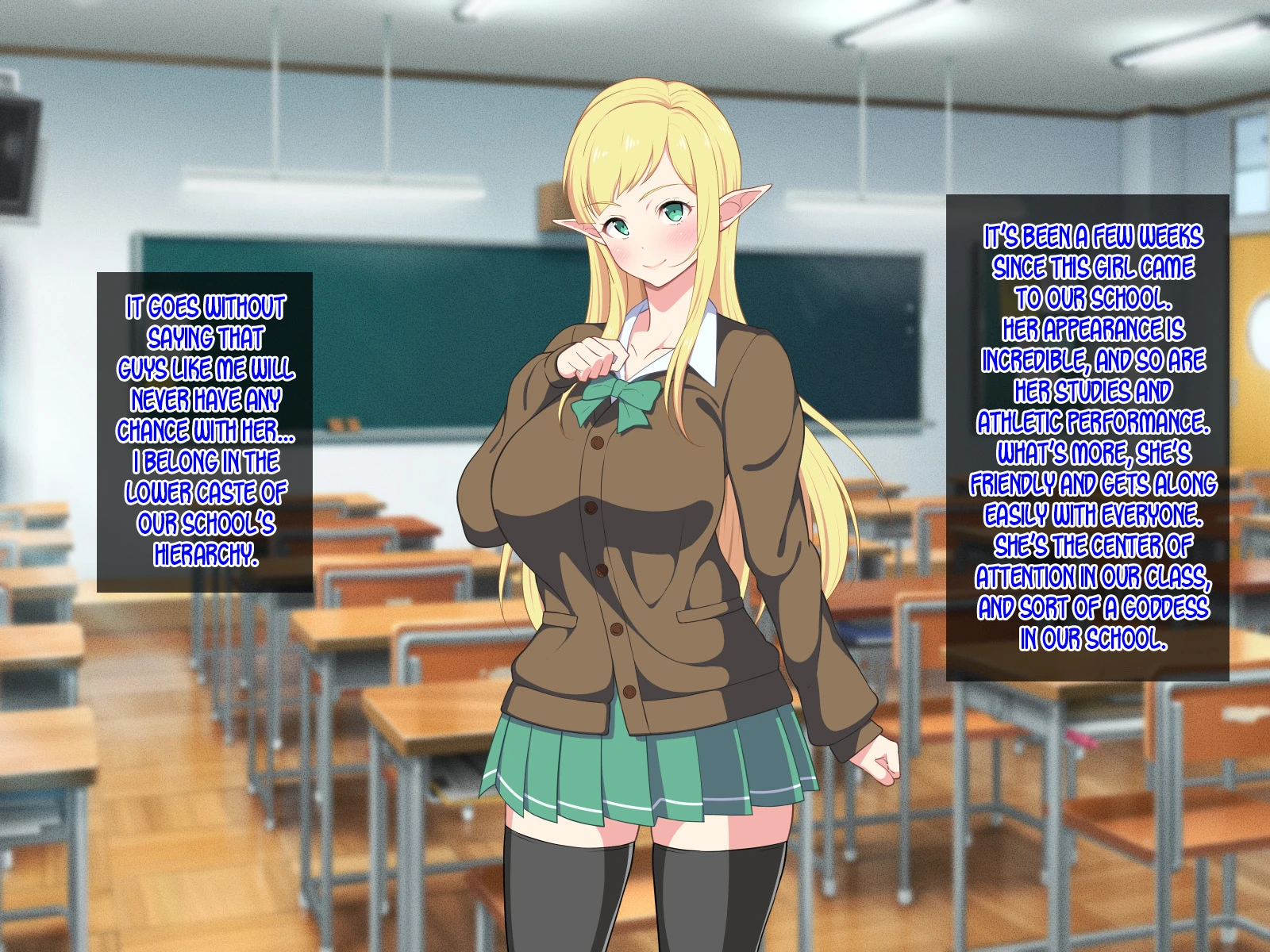 Ryuugakusei wa Dosukebe Bakunyuu JK Elf! porn comic picture 5