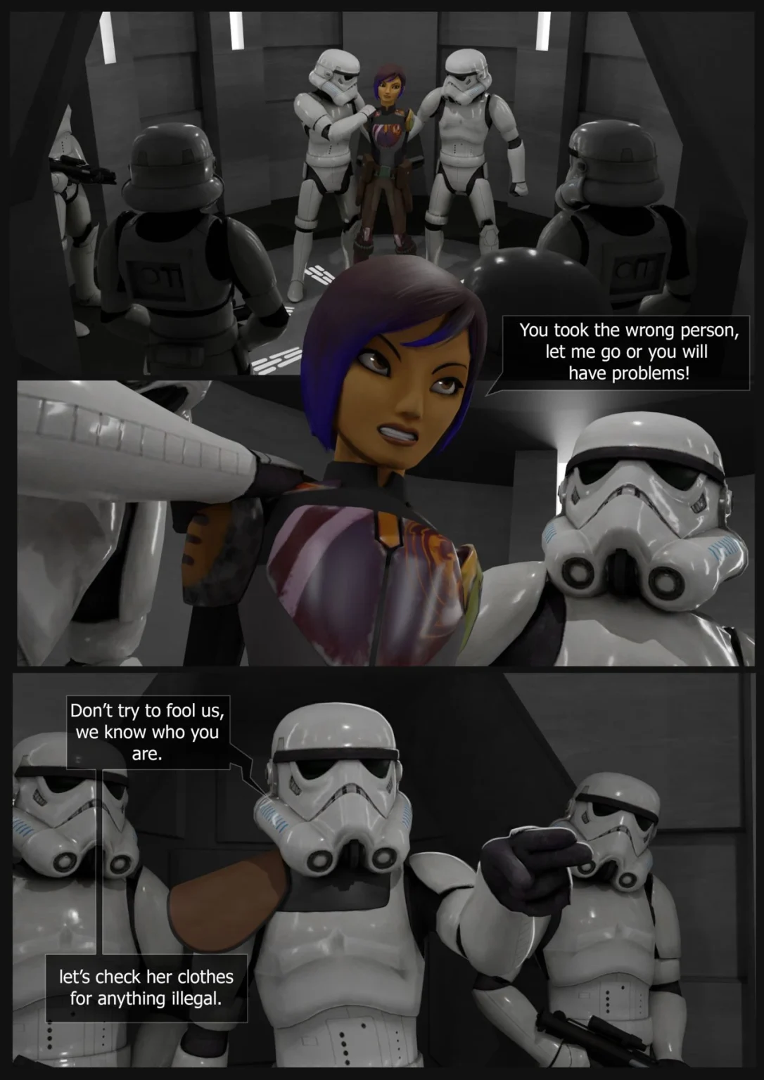 Sabine In Custody porn comic picture 1
