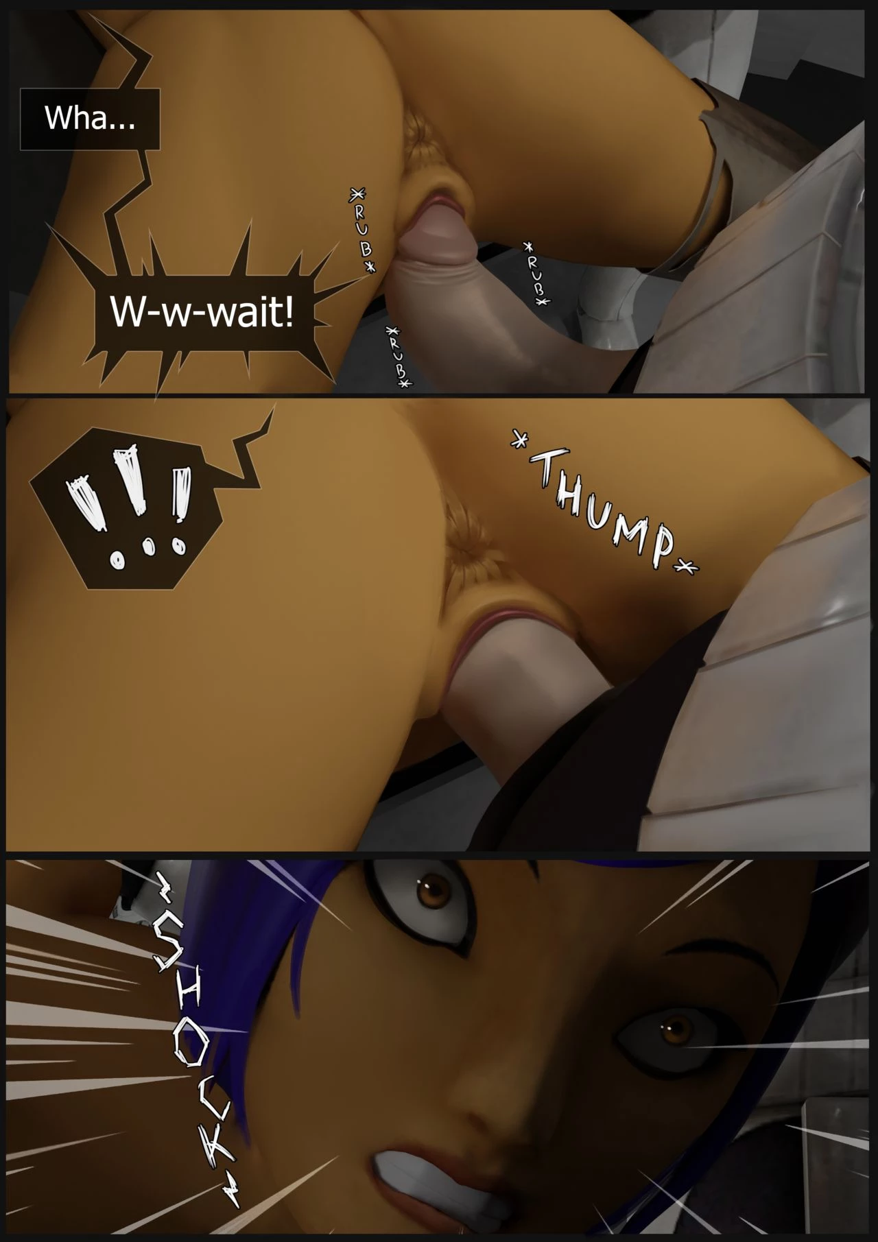 Sabine In Custody porn comic picture 3