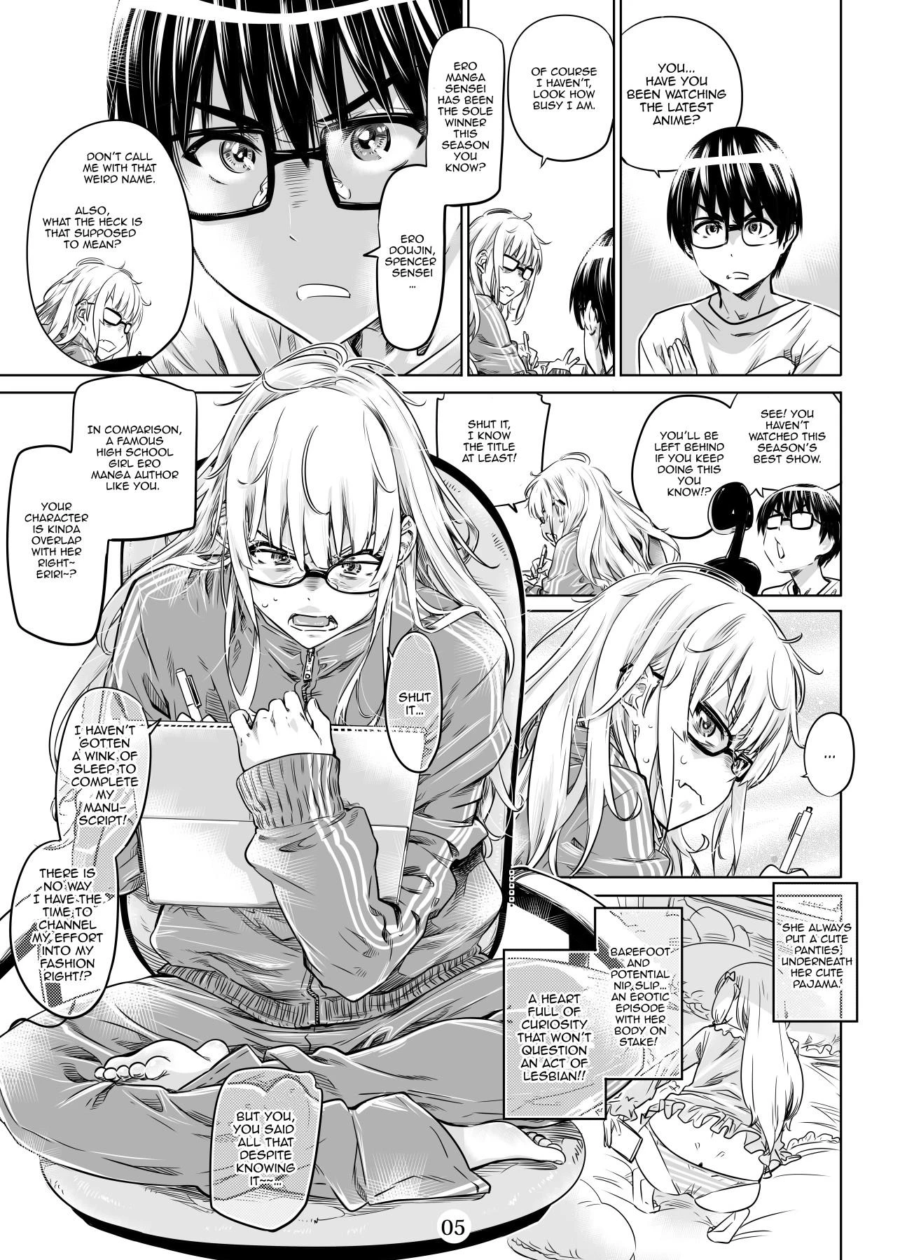 Saenai Ero Doujin Sensei no Kudokikata porn comic picture 4