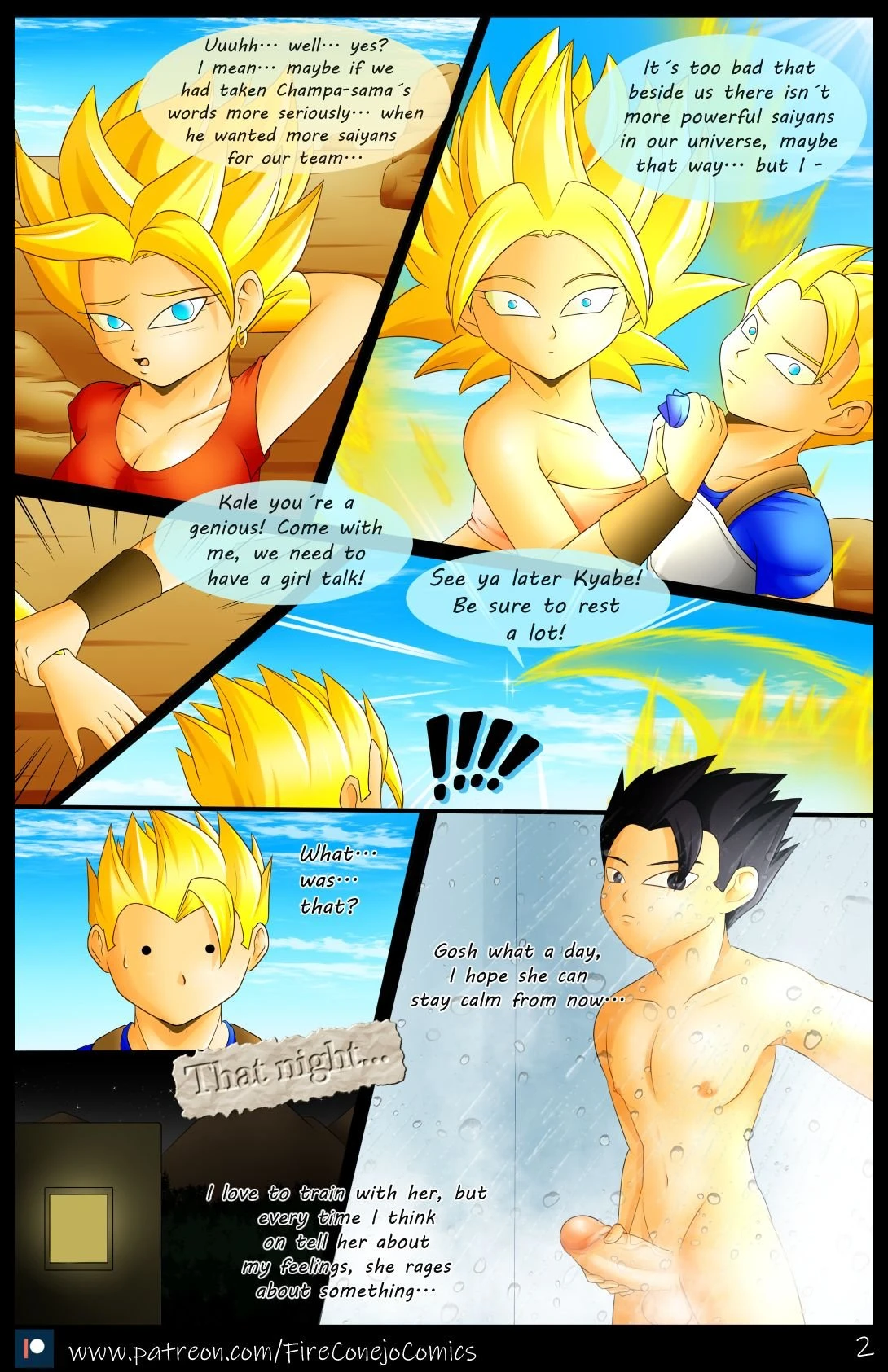 Saiyan Breeding porn comic picture 3