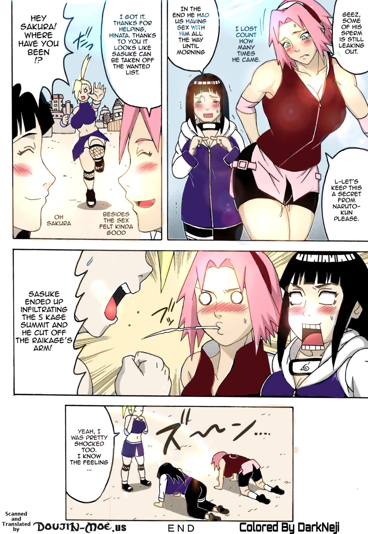 SakuHina (colored) porn comic picture 39