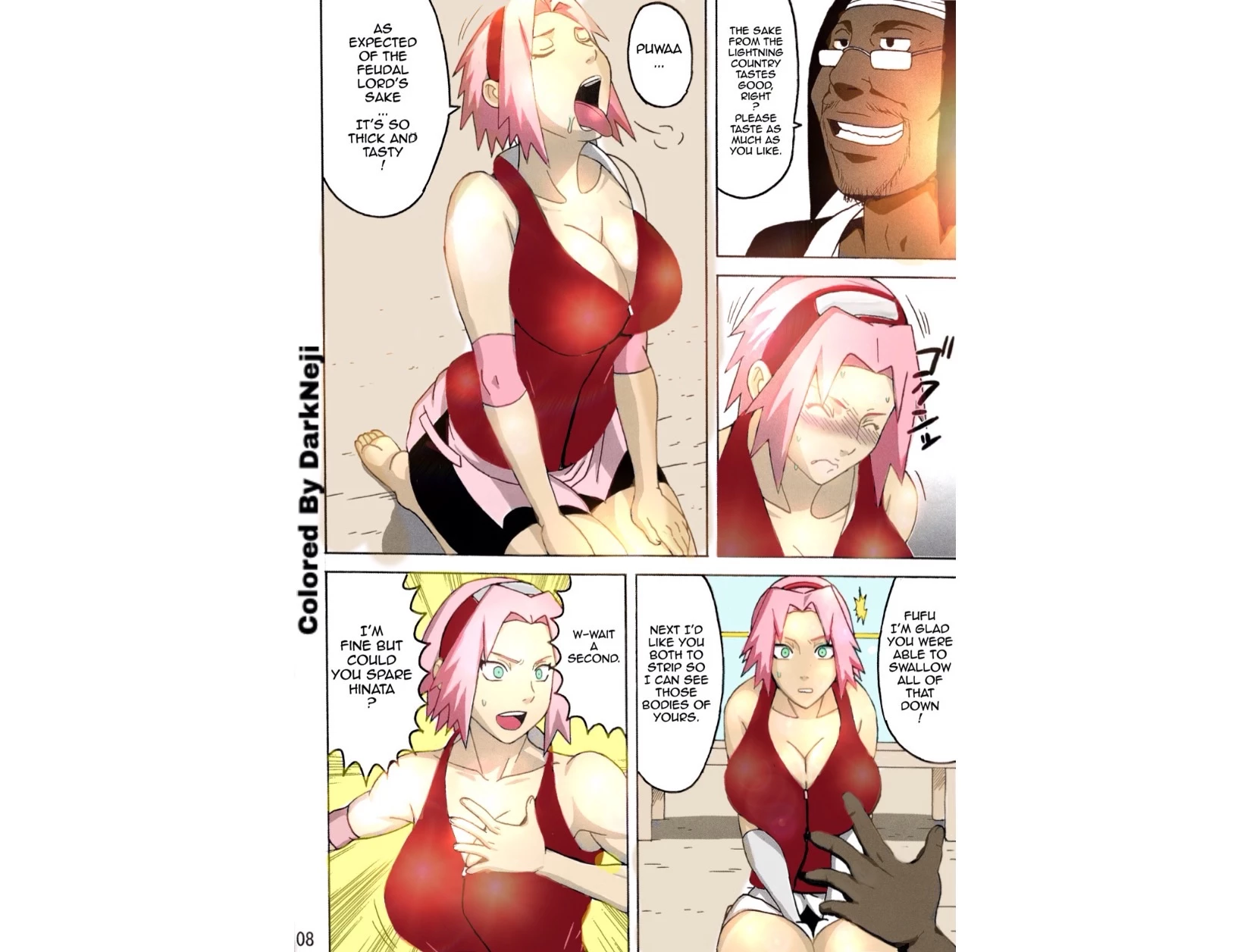 SakuHina (colored) porn comic picture 9