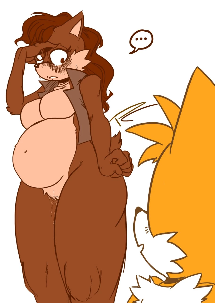 Sally x Tails porn comic picture 16