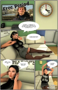 Samantha 01 - Free Period porn comic picture 1