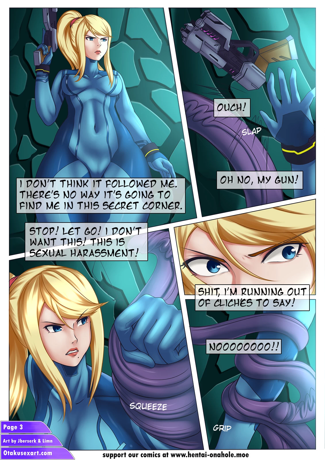 Samus Aran's Alien Impregnation Creampie Fucktime porn comic picture 5
