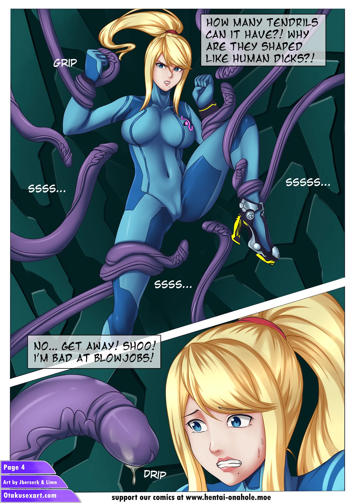 Samus Aran's Alien Impregnation Creampie Fucktime porn comic picture 6