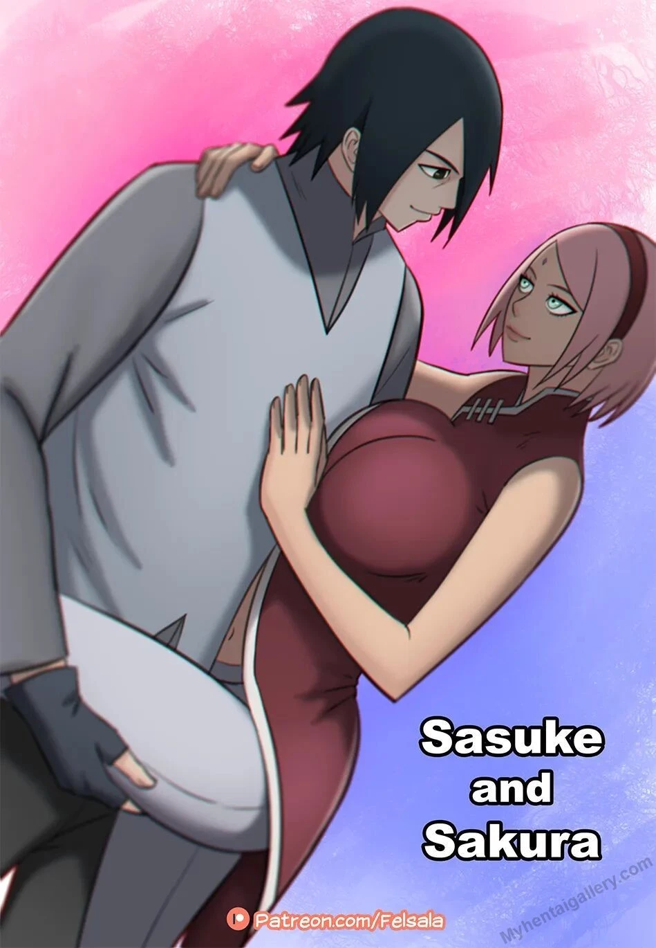 Sasuke and Sakura porn comic picture 1