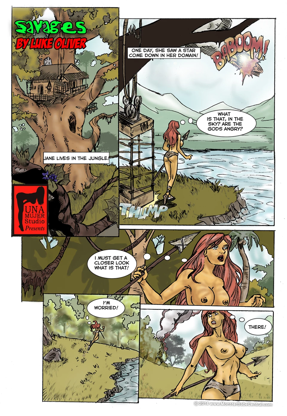 Savages porn comic picture 1