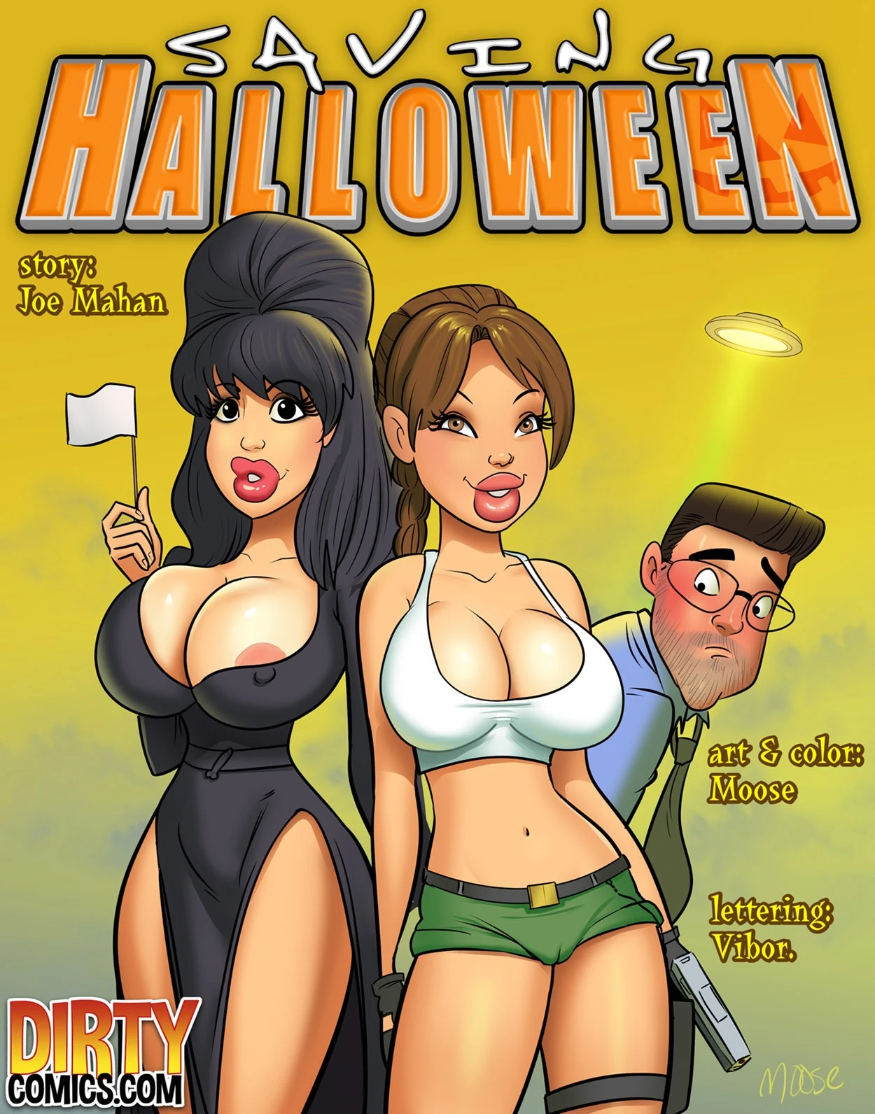 Saving Halloween porn comic picture 1