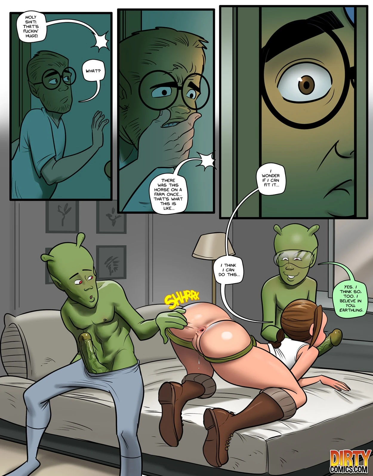 Saving Halloween porn comic picture 13